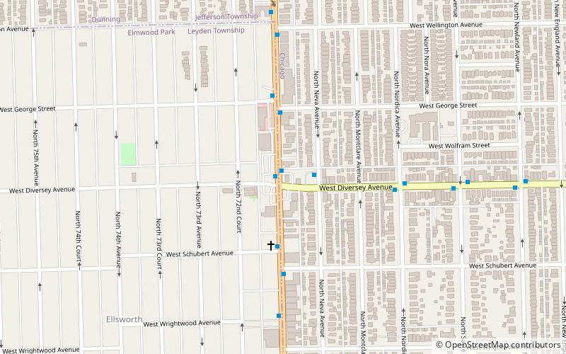 Ruta de Illinois 43 location map