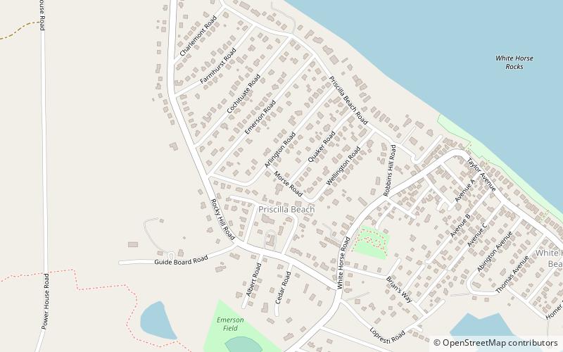 Priscilla Beach Theatre location map