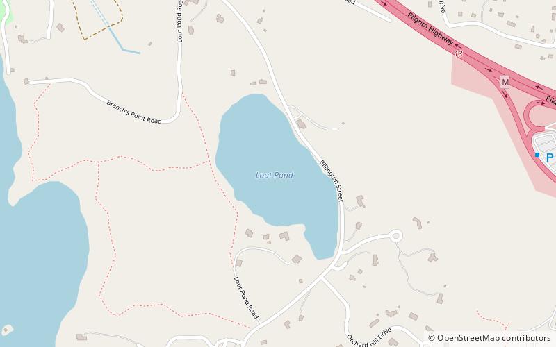 Lout Pond location map