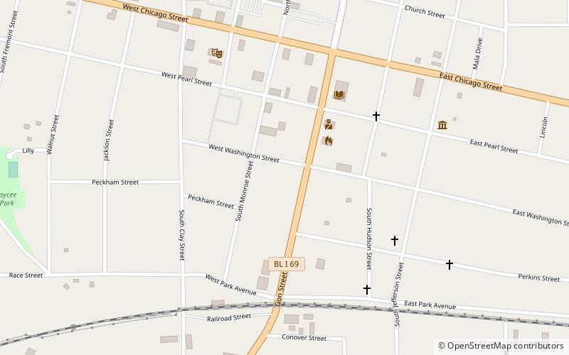 Lanphere-Pratt House location map
