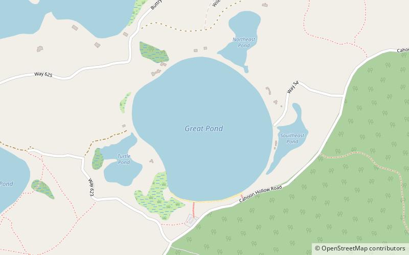 great pond cape cod national seashore location map