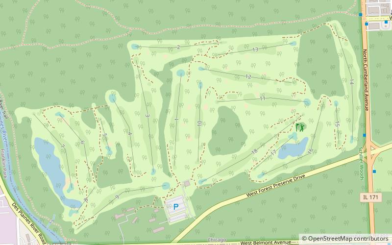 Indian Boundary Golf Course location map