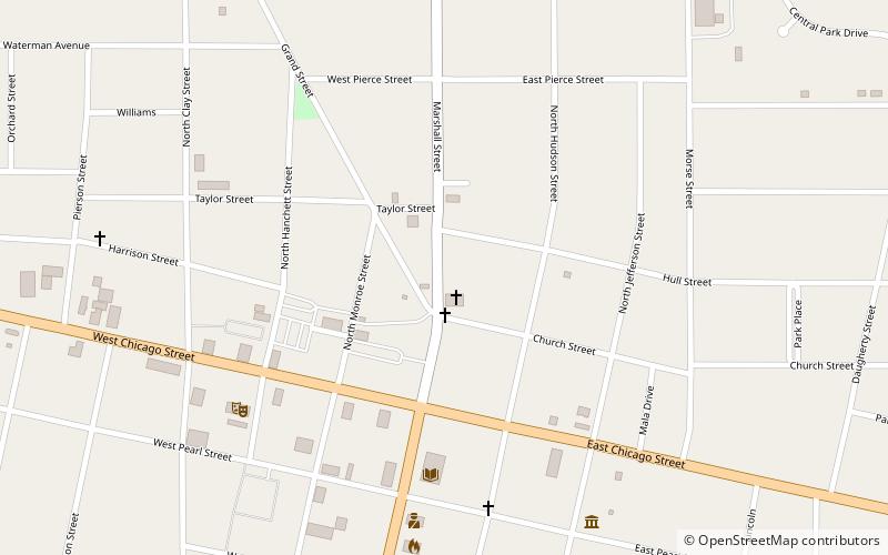 First Presbyterian Church location map