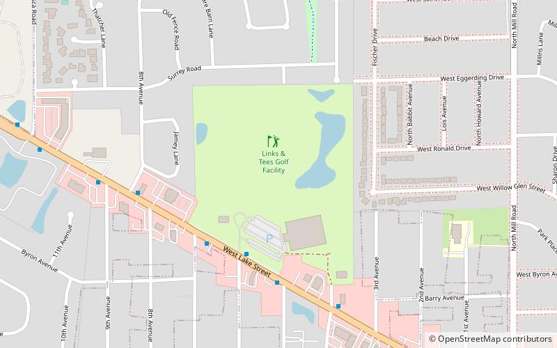 Links & Tees Golf Facility location map