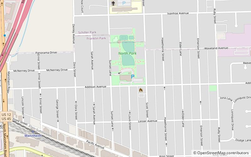 centre at north park franklin park location map