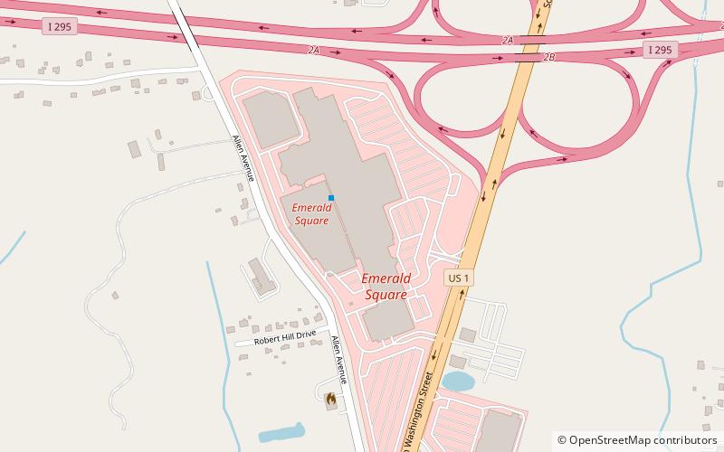 Emerald Square location map