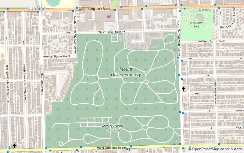 Mount Olive Cemetery location map