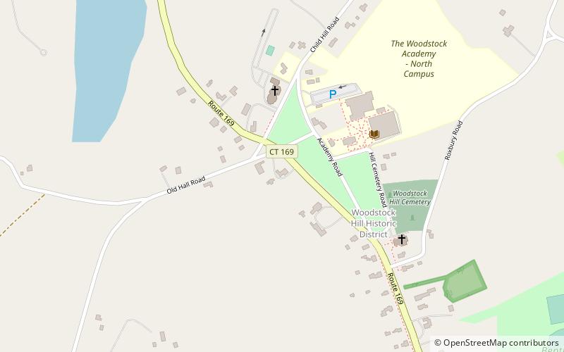 Roseland Cottage location map