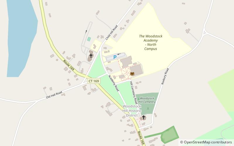 Woodstock Hill Historic District location map