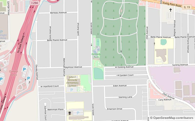 kennedy park schiller park location map