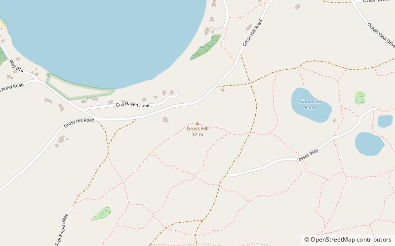 gross hill wellfleet location map