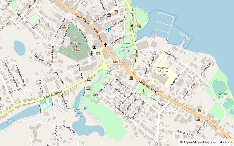 Jabez Howland House location map