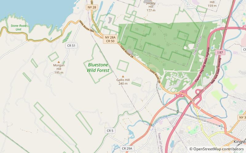 gallis hill ferncliff forest location map