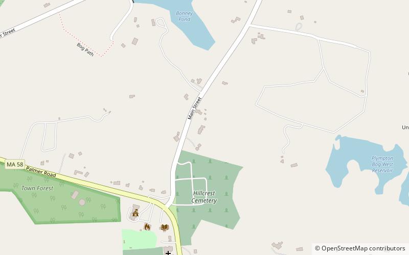 Plympton location map