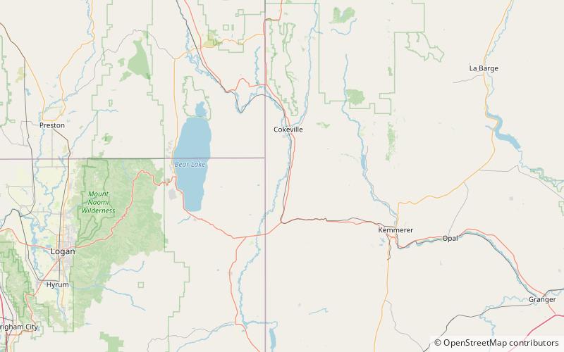 Refuge faunique national des prairies de Cokeville location map