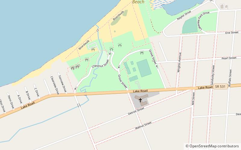 Conneaut Township park location map