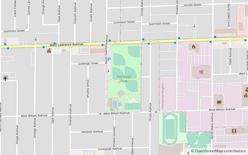 norridge park district chicago location map
