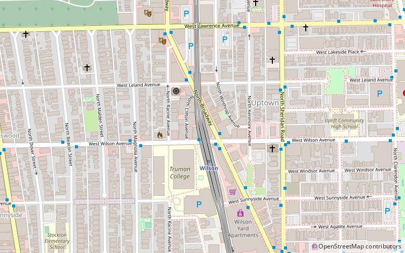 Uptown Bikes location map