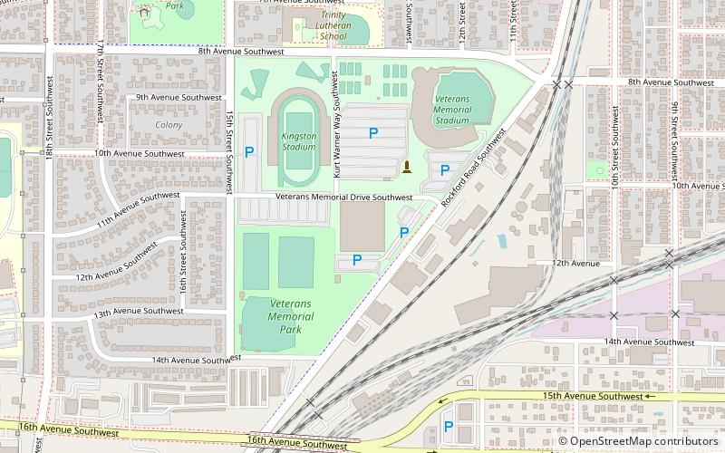 cedar rapids ice arena location map