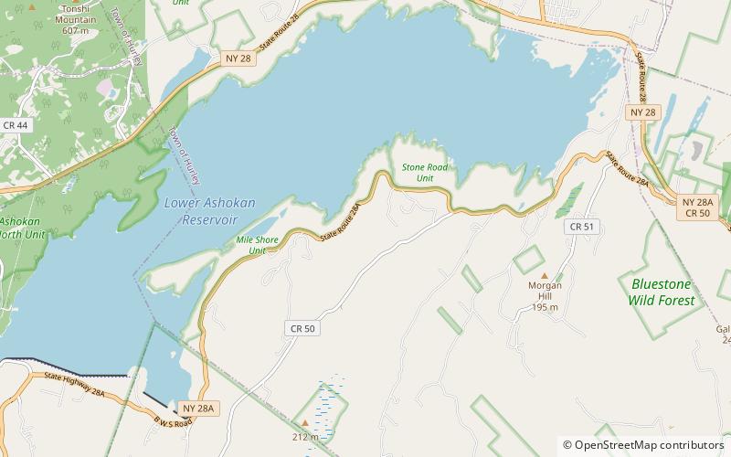 Ashokan Ridge location map