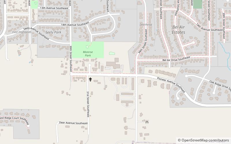 Monroe Elementary School Historic District location map