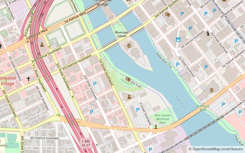 McGrath Amphitheatre location map