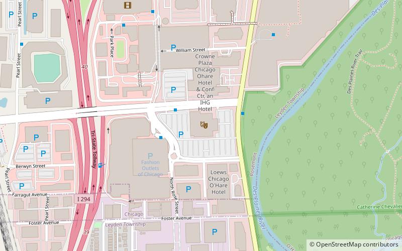 Rosemont Theatre location map