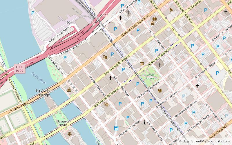 Cedar Rapids Post Office and Public Building location map