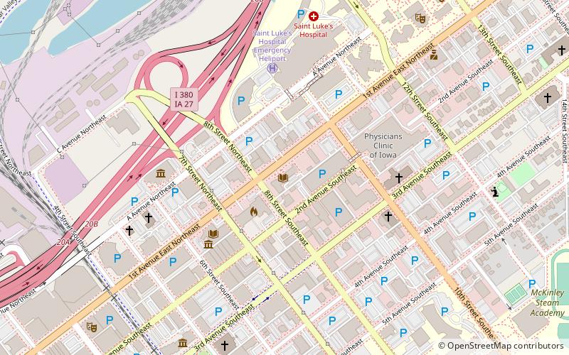 Iowa Masonic Library and Museum location map