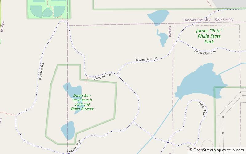 james pate philip state park bartlett location map