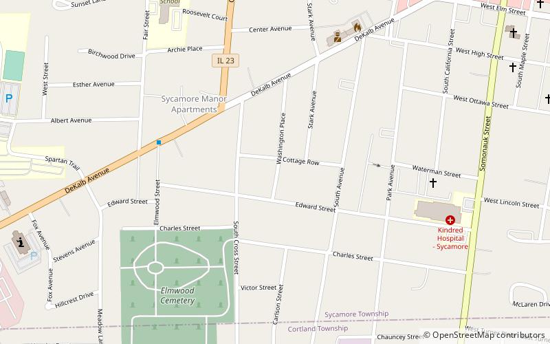 Civil War Memorial location map