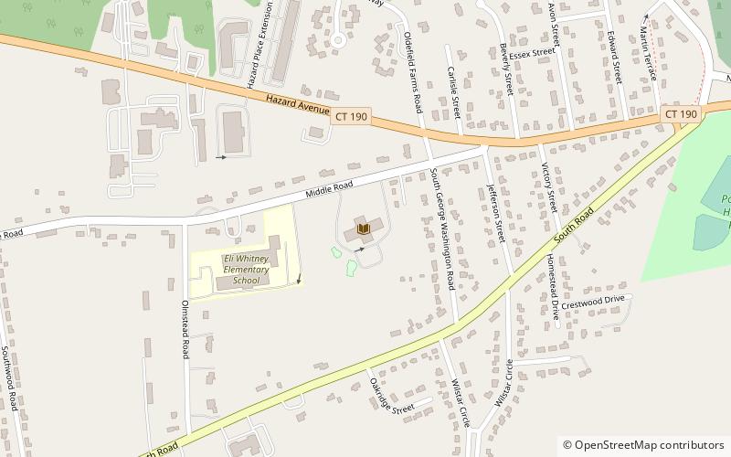 Enfield Public Library location map