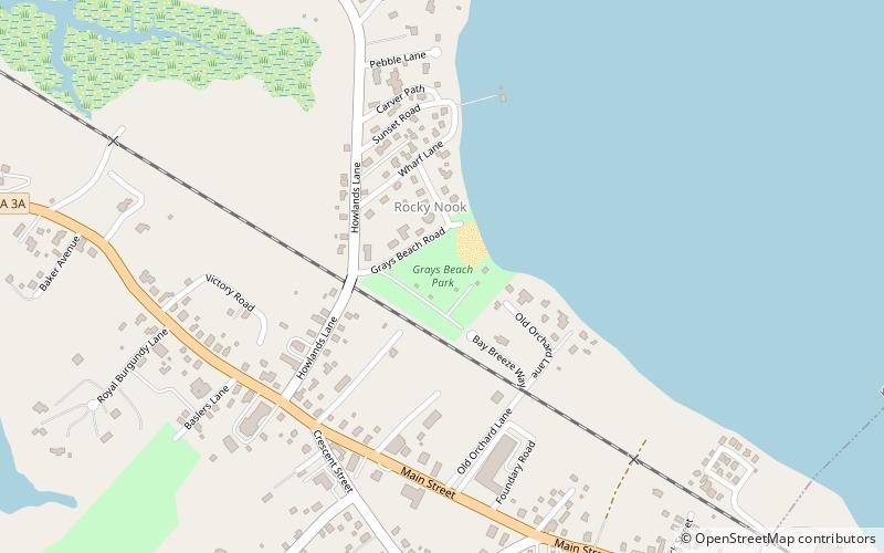 Gray's Beach Park location map