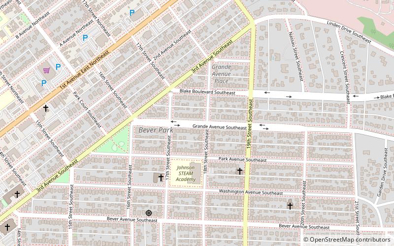Redmond Park-Grande Avenue Historic District location map