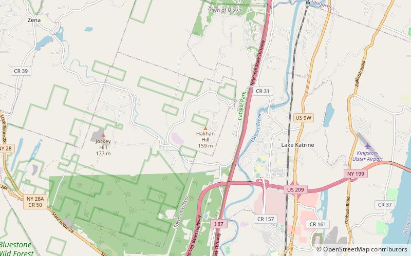 Halihan Hill location map