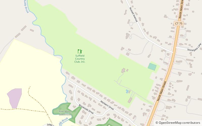 suffield country club location map