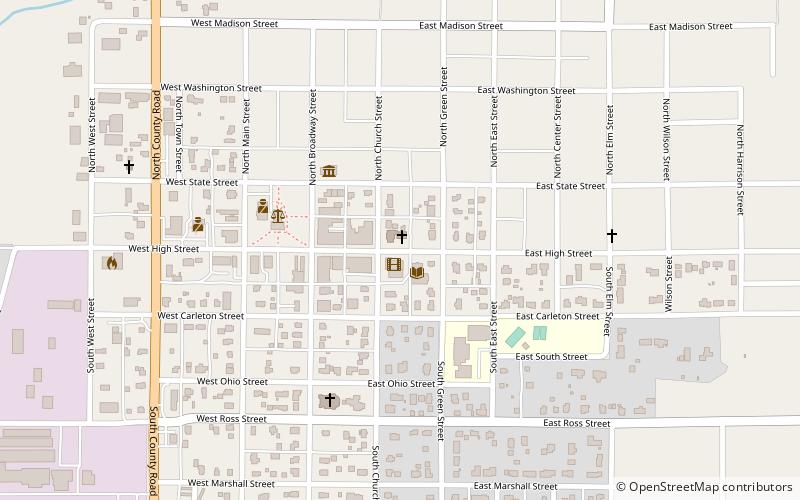 Wieting Theater location map