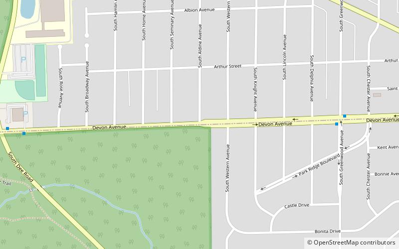avenida devon park ridge location map