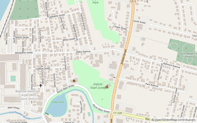St. Adalbert Parish location map