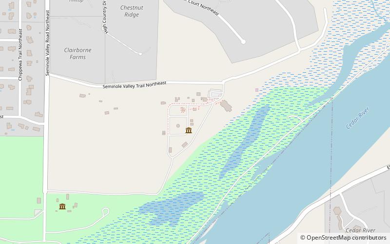 ushers ferry historic village cedar rapids location map