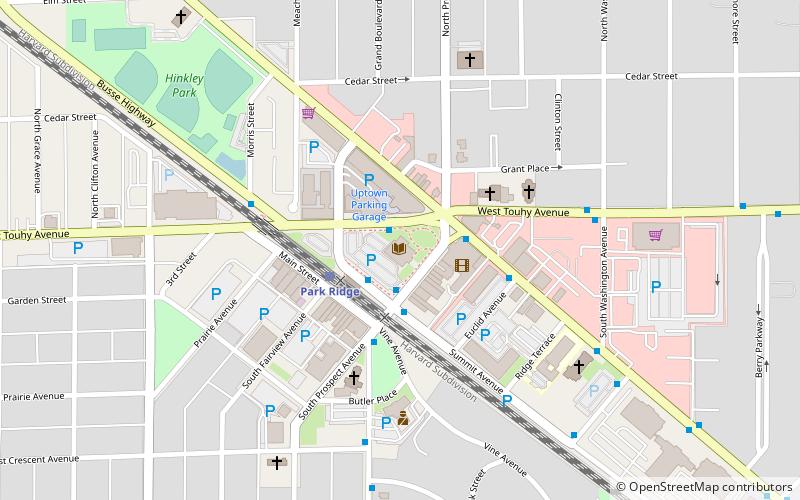 Park Ridge Public Library location map