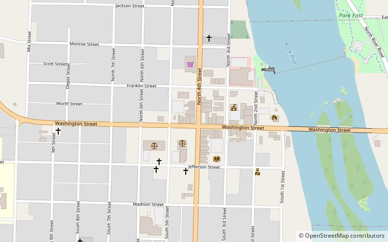 Jacobs Block location map