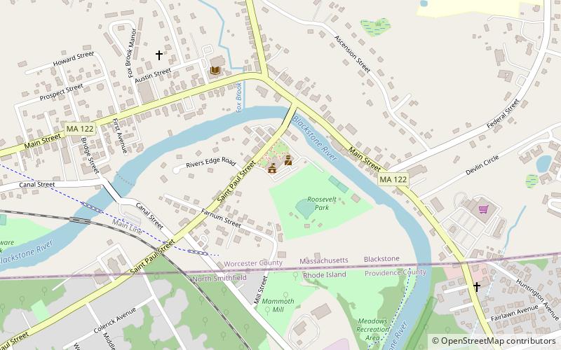 Blackstone location map