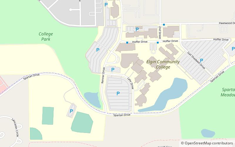 elgin community college location map