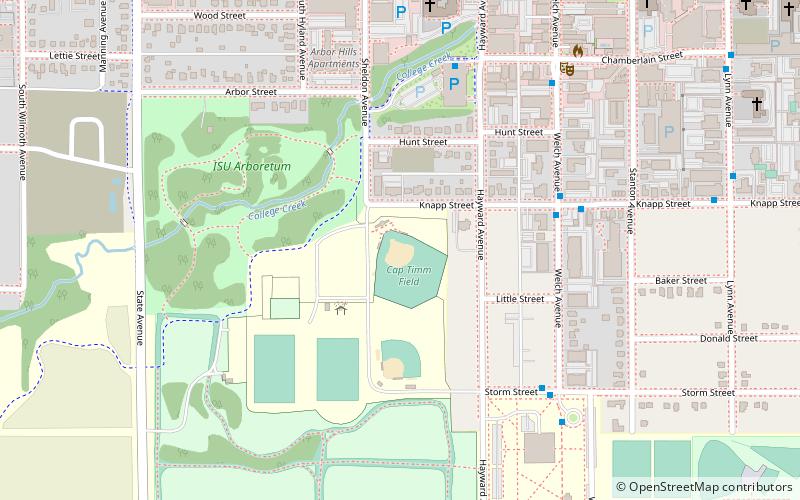 cap timm field ames location map
