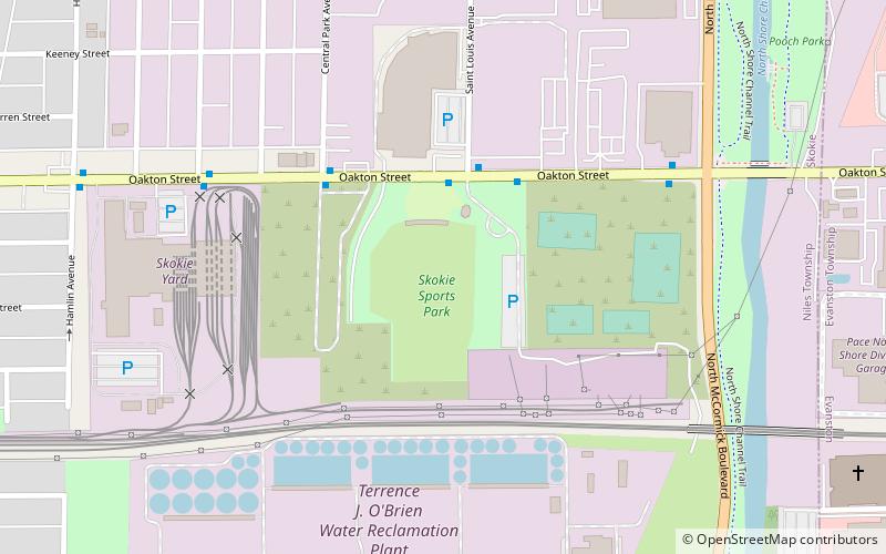 Skokie Sports Park location map