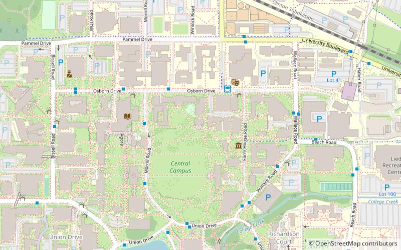 Catt Hall location map