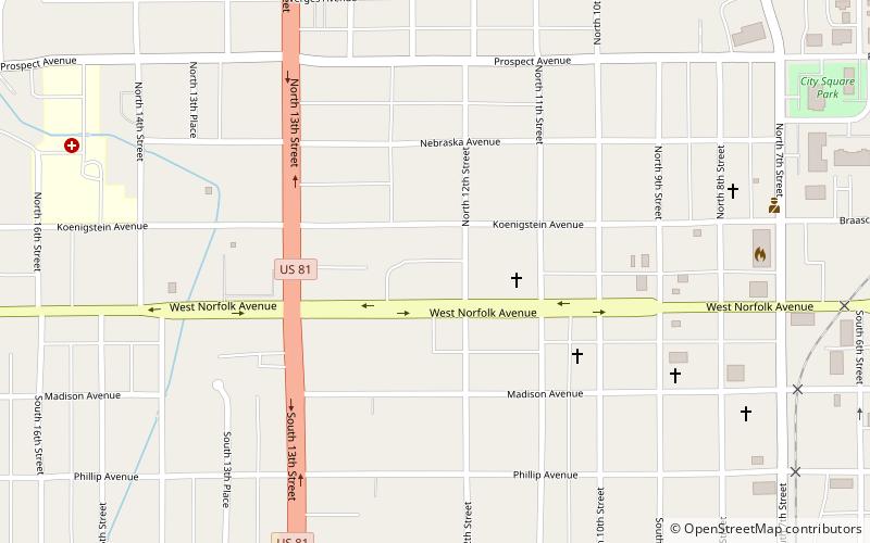 Mathewson-Gerecke House location map