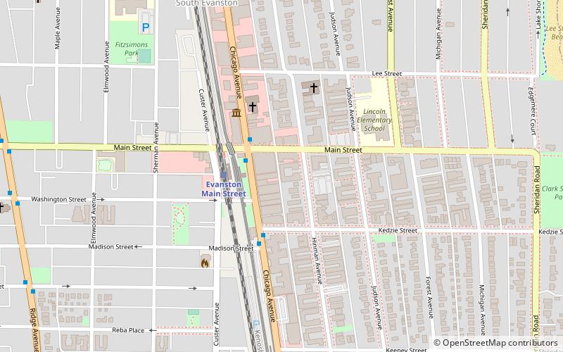 Fountain Plaza Apartments location map