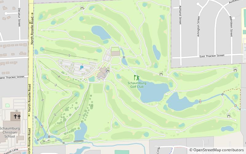 Schaumburg Golf Club location map